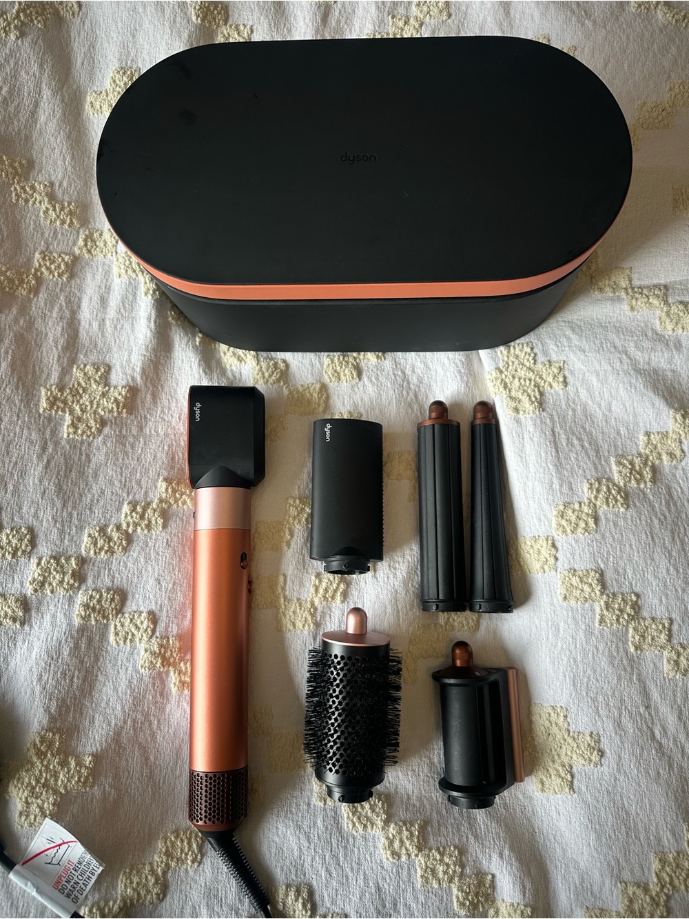 Dyson airwrap i.d. multi-styler set in copper and black